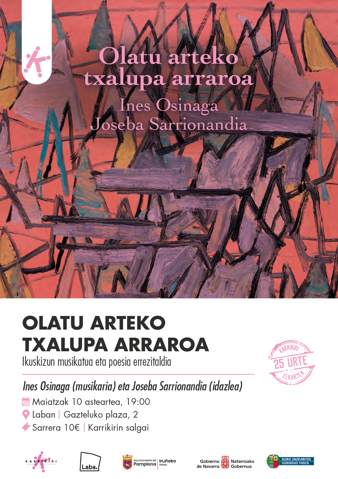 Olatu arteko txalupa arraroa